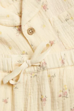 Baby & kids' yellow floral pyjamas