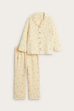 Baby & kids' yellow floral pyjamas