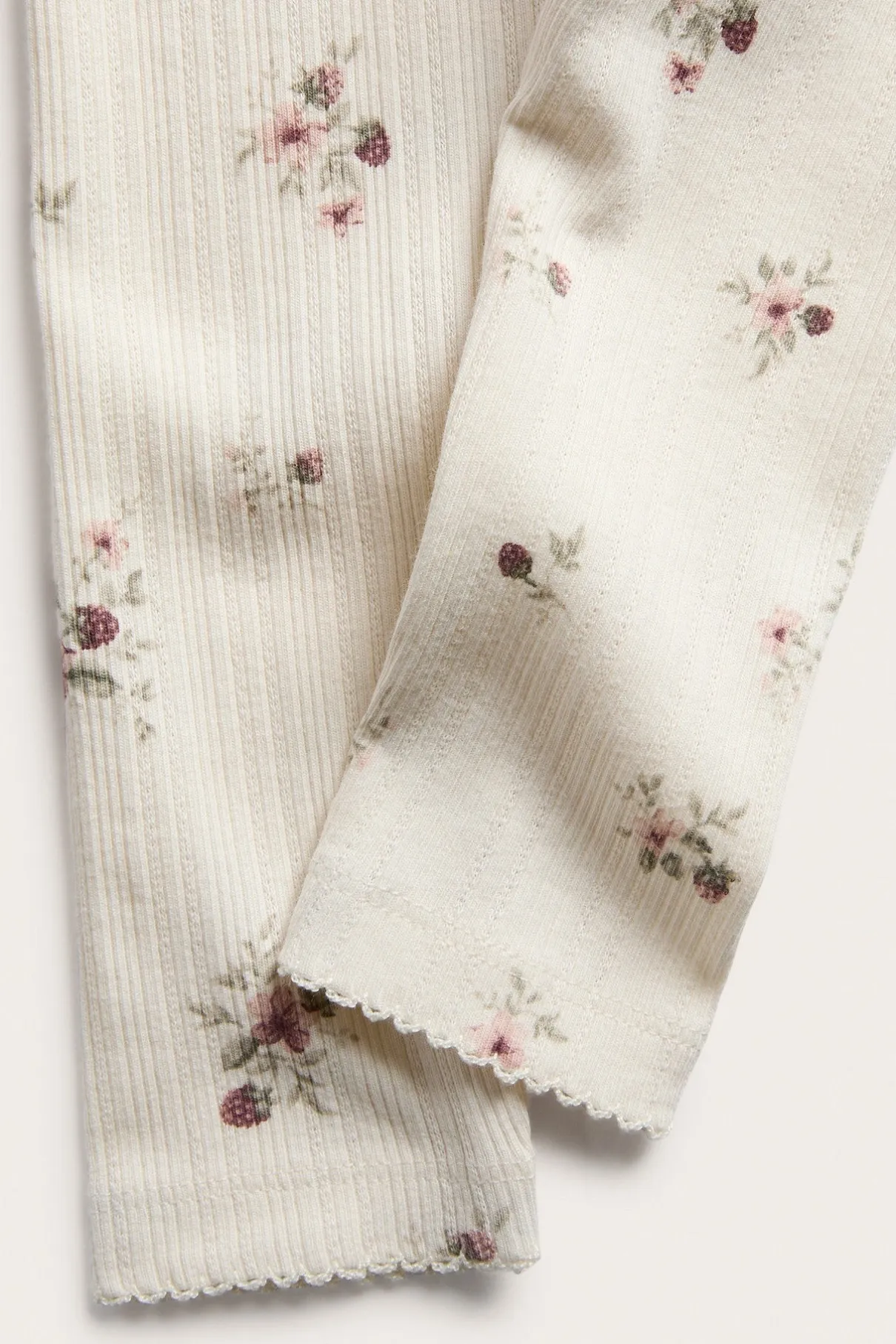 Baby Leggings with floral berries