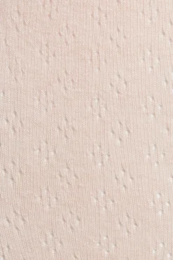 Baby pink eyelet tights