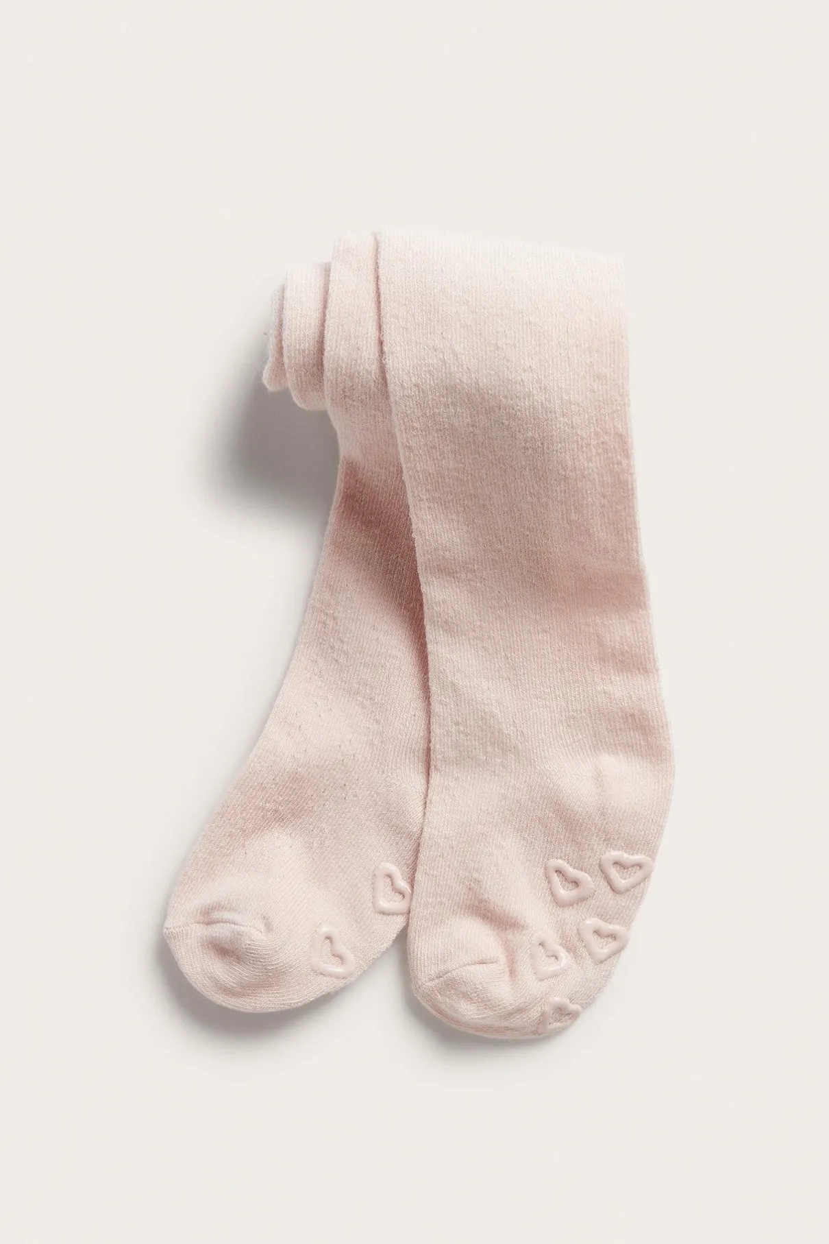 Baby pink eyelet tights