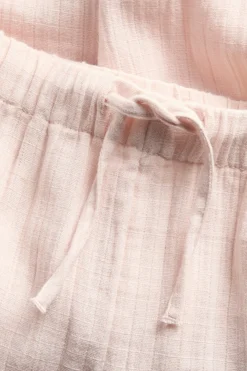 Baby pink woven trousers