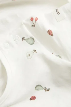 Baby short-sleeved knit bodysuit