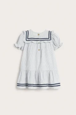 Baby short-sleeve striped dress