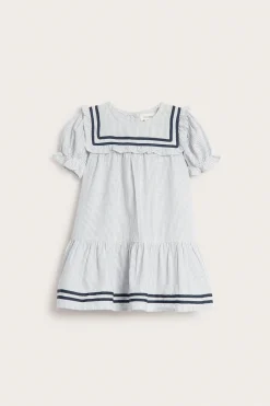Baby short-sleeve striped dress