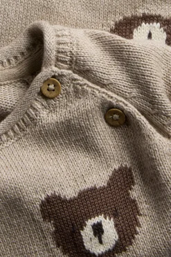 Baby sweater with bears