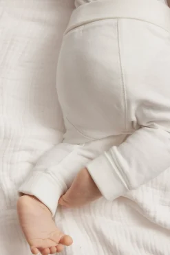 Baby white basic leggings