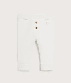 Baby white basic leggings