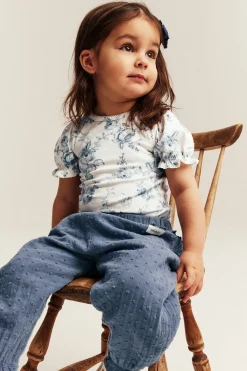 Baby white floral short sleeve bodysuit