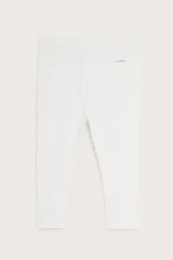 Baby white leggings with ruffles