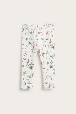 Baby wild strawberry leggings