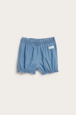 Baby woven denim shorts