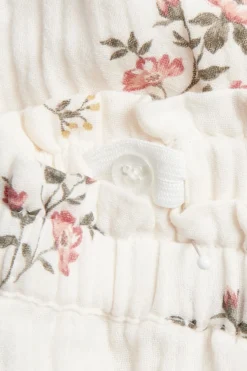 Baby woven floral pants