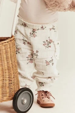 Baby woven floral pants