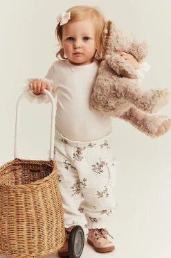 Baby woven floral pants