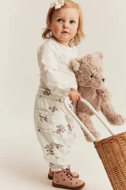 Baby woven floral pants