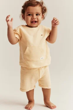 Baby yellow bumblebee shorts