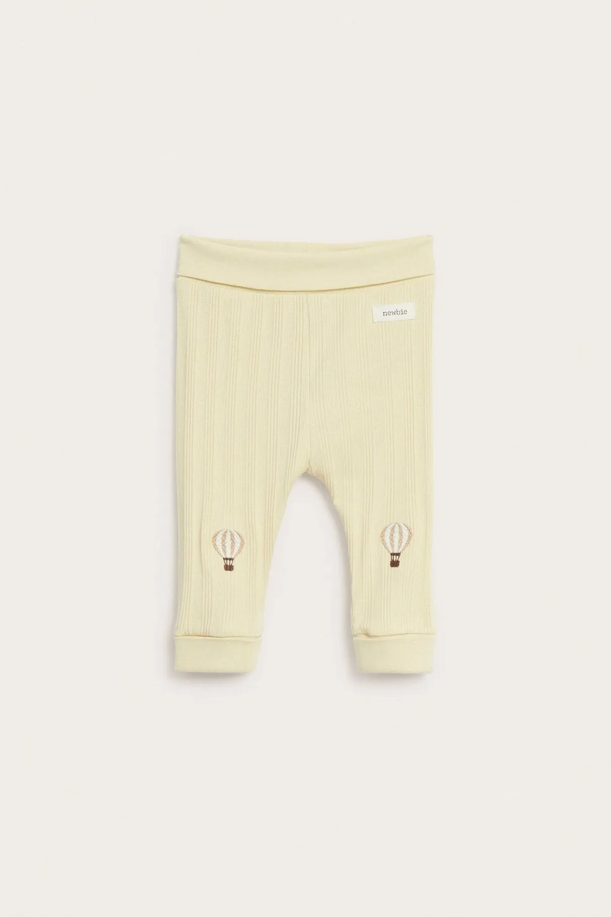 Baby yellow hot air balloon leggings