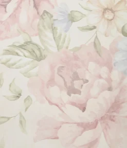 Flower Garden Mural beige wallpaper