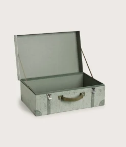 Green forest print trunk
