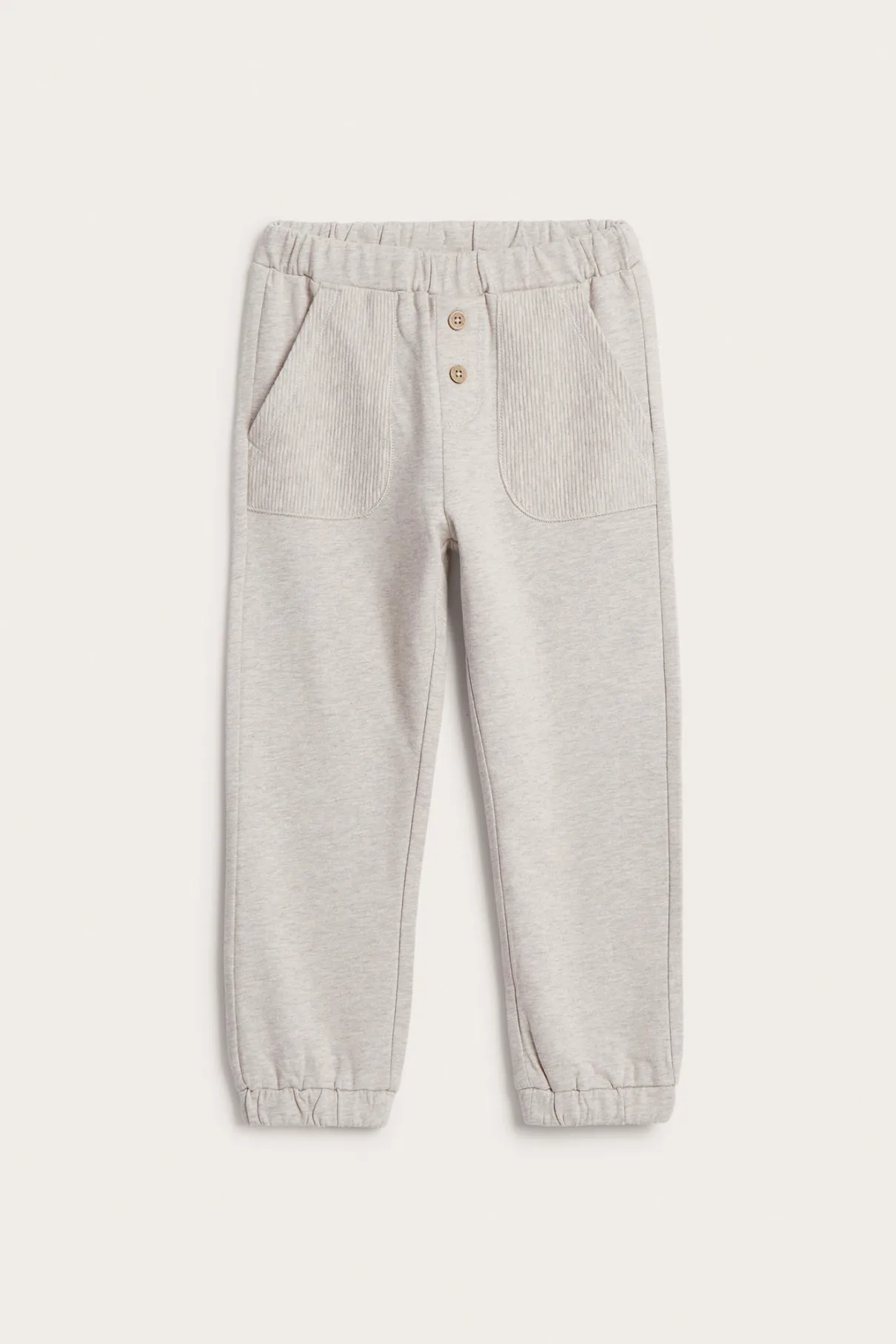Kids beige jogging trousers