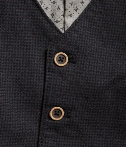 Kids black waistcoat