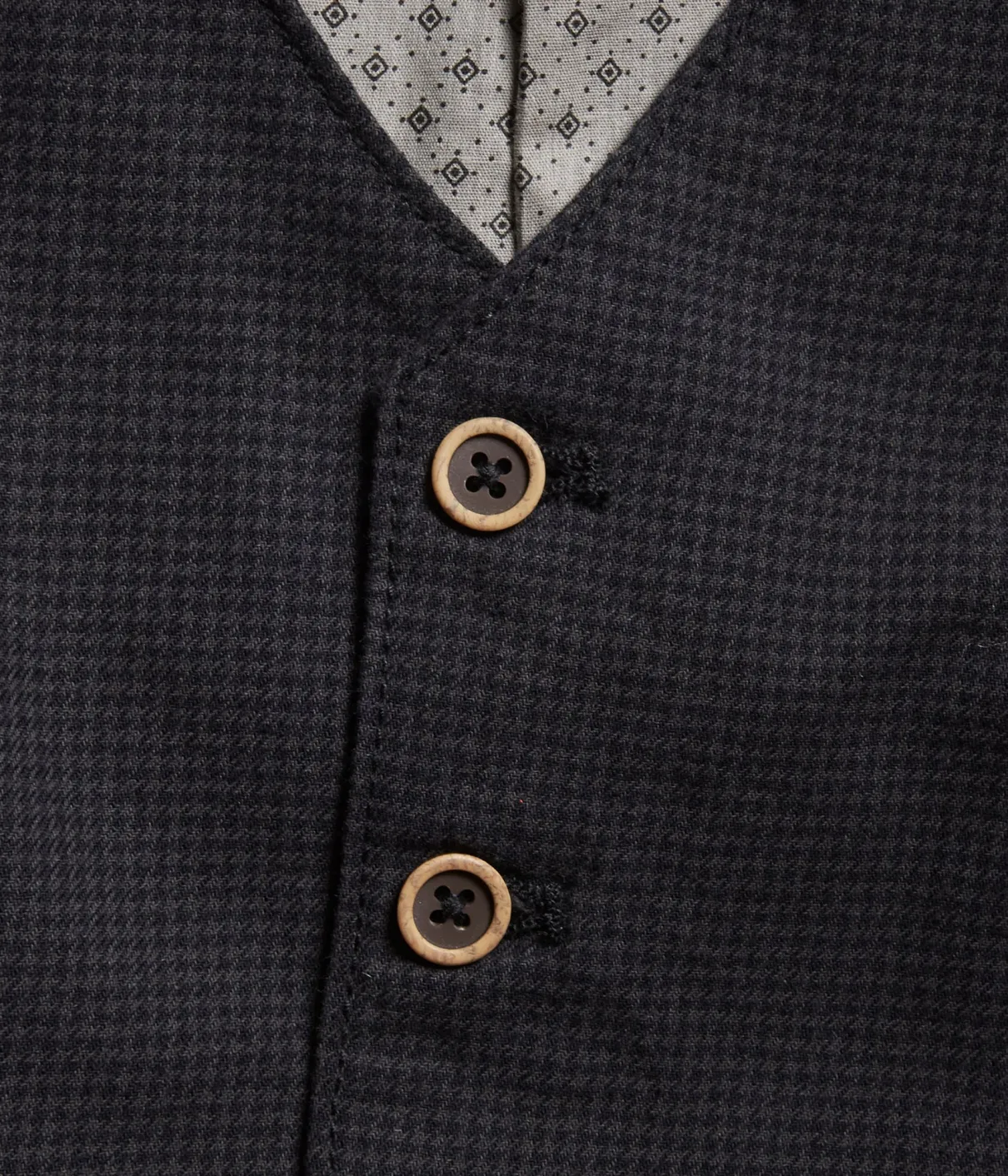 Kids black waistcoat