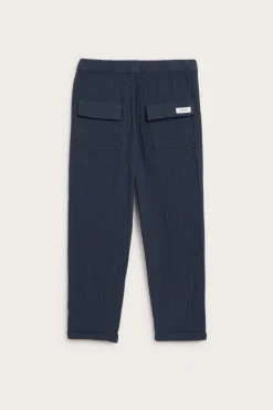 Kids blue muslin trousers