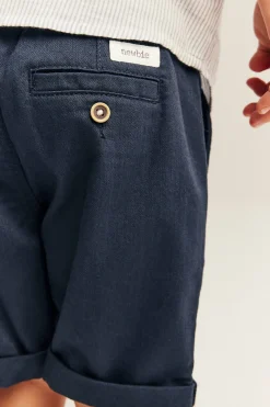 Kids blue shorts with pockets
