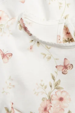 Kids butterflies peplum top