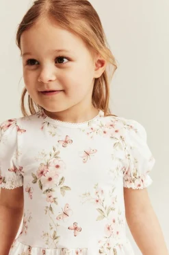 Kids butterflies peplum top
