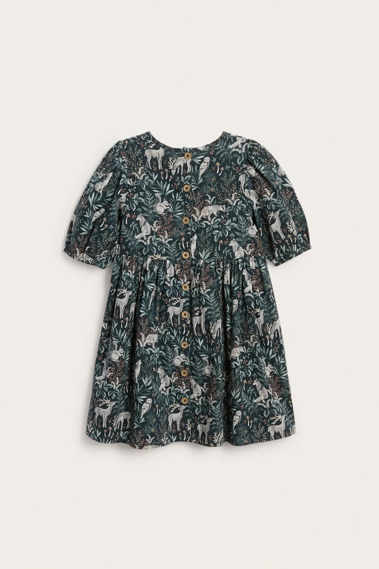 Kids dress with puff sleeves