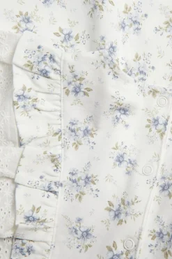 Kids floral dress with frill