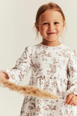 Kids floral jersey dress