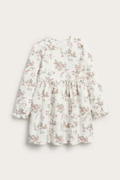 Kids floral jersey dress