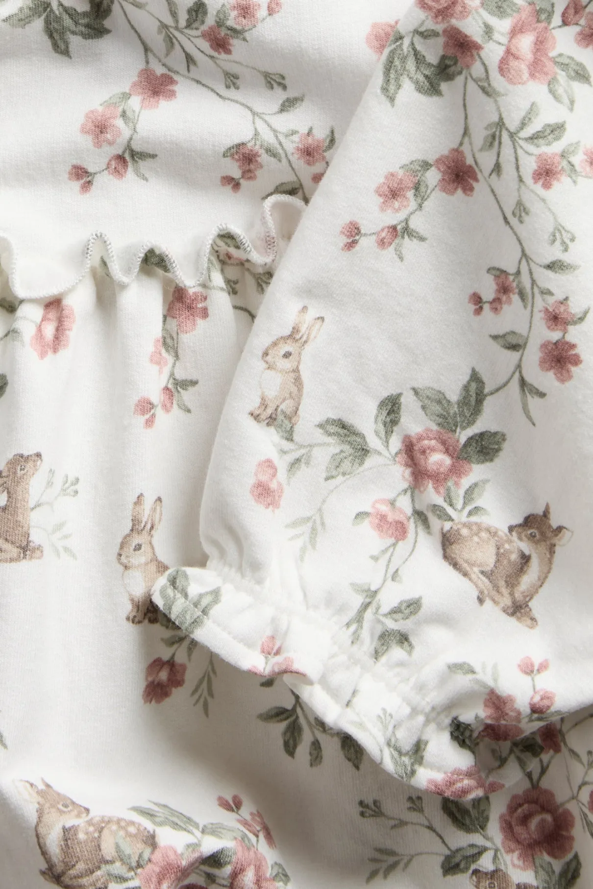 Kids floral jersey dress