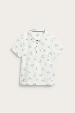 Kids floral short-sleeved shirt