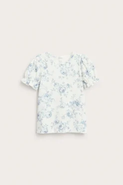 Kids floral short sleeve top
