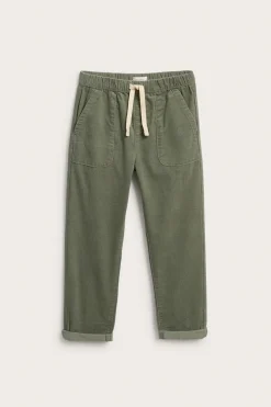 Kids green corduroy trousers