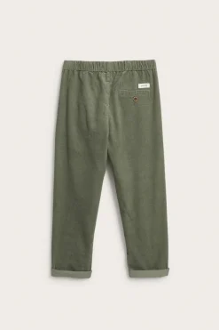 Kids green corduroy trousers