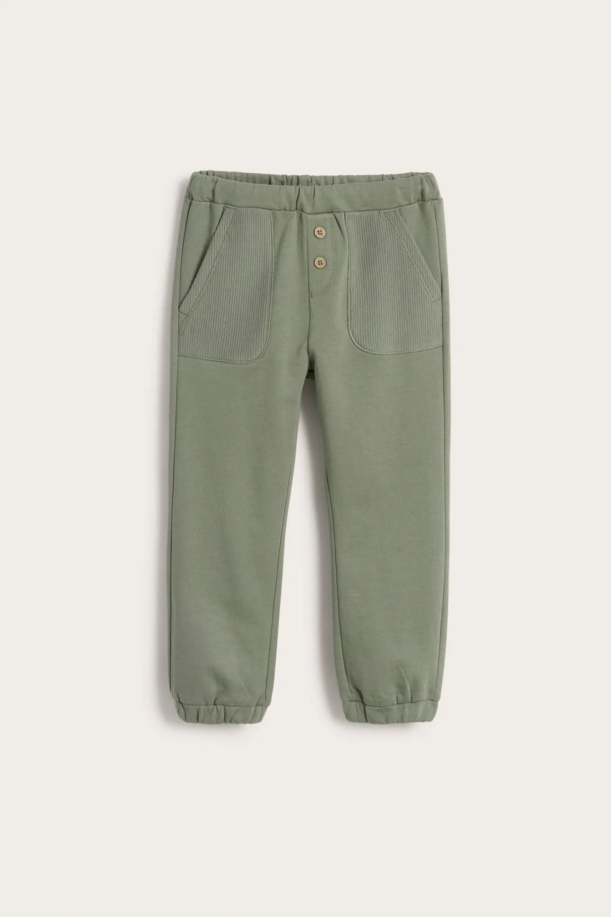 Kids' green joggers