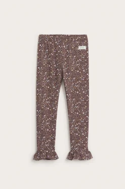 Kids lilac floral leggings