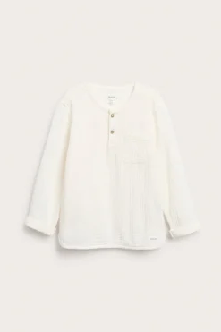 Kids long sleeve muslin top