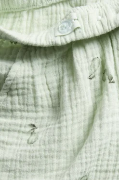 Kids patterned muslin shorts