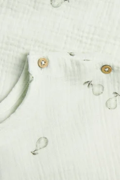 Kids pear patterned muslin top