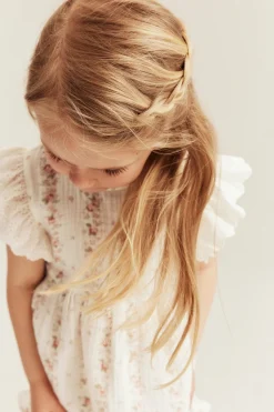 Kids 2-piece floral muslin set