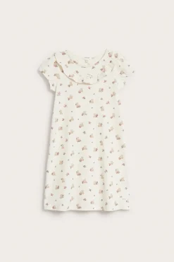 Kids short sleeve floral nightgown
