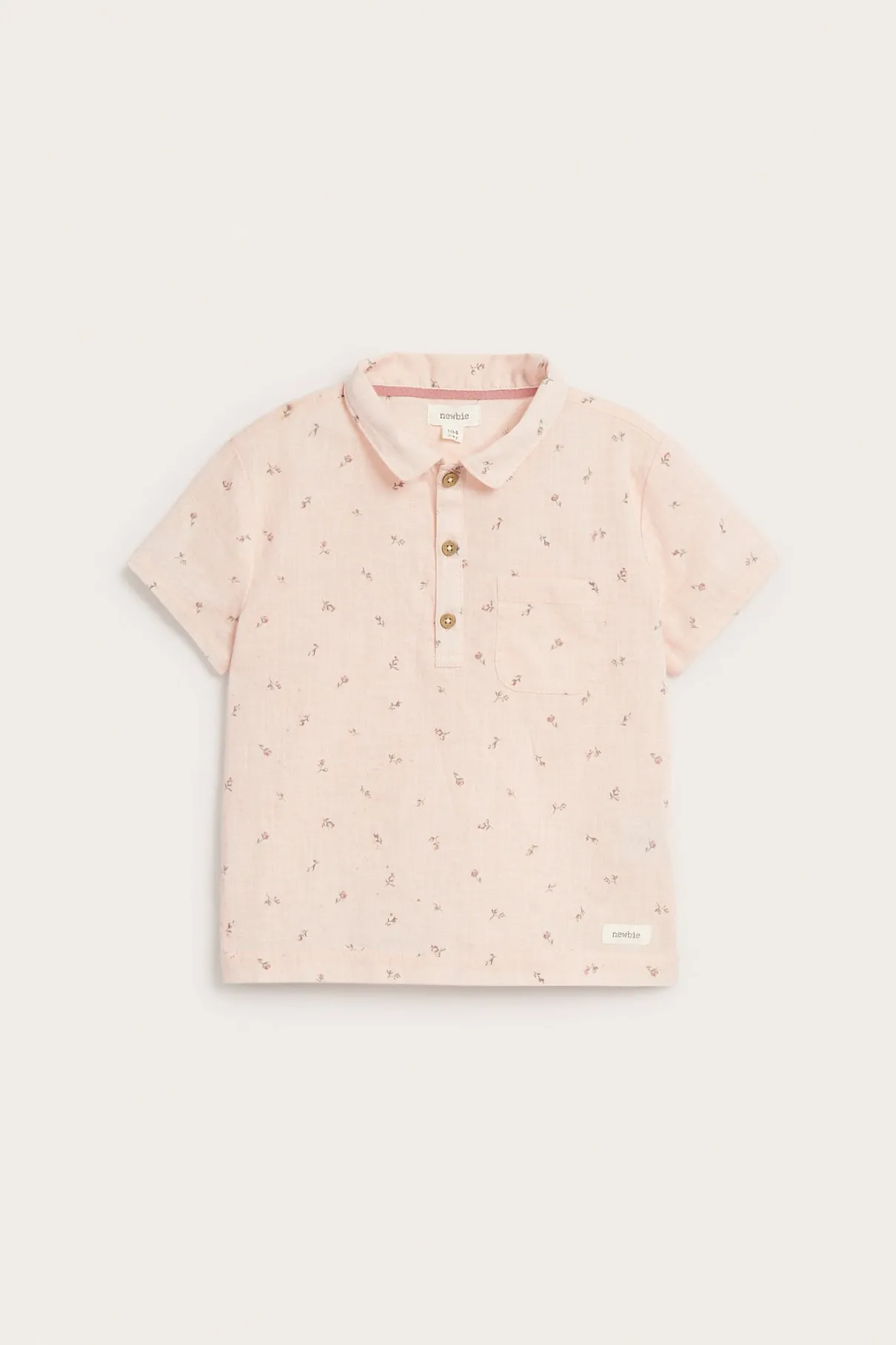 Kids short sleeve floral shirt