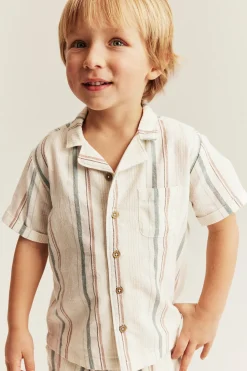 Kids striped short sleeve shirt
