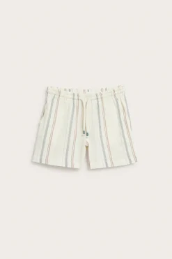 Kids striped woven shorts